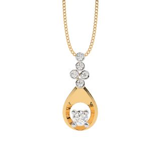 Maci Drop Diamond Pendant For Office Wear